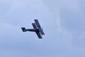 Vintage biplane Avro 504K Ã¢â¬ËE3273Ã¢â¬â¢ G-ADEV aircraft in flight.